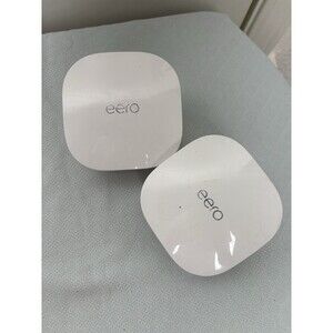 Eero J010001 White Wireless Dual-Band 350Mbps Unit Wi-Fi Router NO AC lot of 2